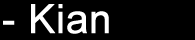 Kian's Website